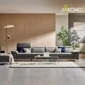 [신세계라이브쇼핑][자코모][장기무이자] 대디 6인 기능성 데이위브 패브릭 소파+스툴