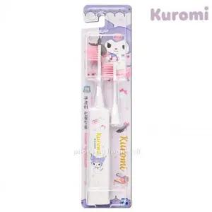 산리오 전동칫솔 쿠로미 아동칫솔 거울