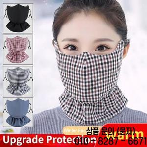 내구성이 뛰어난 면 소재의 두꺼운 겨울용 마스크 목 보호대 통기성 풀팩 세탁 가능 방한 사이클링