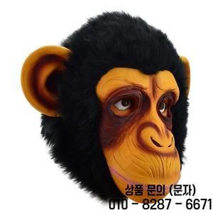 할로윈 공연 마스크 큰 귀 킹콩 고릴라 원숭이 라텍스 헤드 커버 드레싱 소품