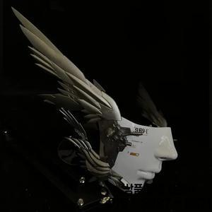 마스크 반 얼굴 기계 Ji 클래딩 미스터리 사이버펑크 할로윈