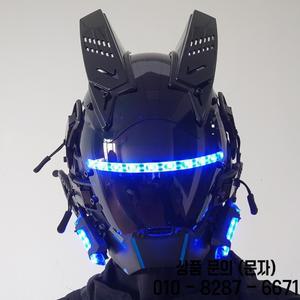 남성용 사이버 펑크 마스크 패션 파티 할로윈 음악 축제 액세서리