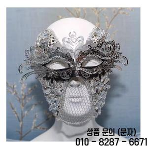 실버 풀페이스 할로윈 파티 라이트 럭셔리 메탈 나비 카니발 마스크 메이크업 볼 걸 프린세스