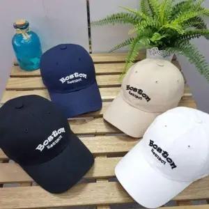 레터링 볼캡 보스턴워싱 여자볼캡 커플모자 두들