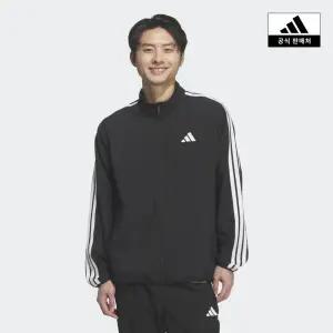 [아디다스](대전신세계)[New performance] 3-스트라이프 레귤러 핏 라이트 우븐 트랙 탑 [KR8908,KR8907...