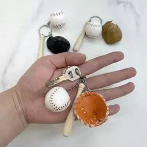 베이스볼세트 야구방망이 키홀더 작은선물 야구공 열