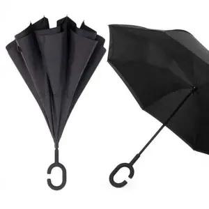 반대로 반전우산 장우산 손잡이 C형 반대우산 꺼꾸로