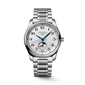 론진 L2.909.4.78.6 마스터 컬렉션 문페이즈 남성 메탈 시계