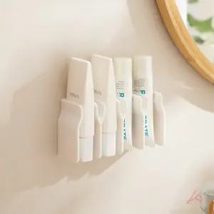 튜브수납 4단 홀더 화이트 화장대정리 화장실수납함