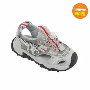 [보리보리/토박스]다이노솔즈 스컬 본 샌들 키즈 그레이 DNYCG1TSSB11GRY