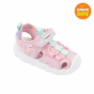 [보리보리/토박스]다이노솔즈 플레임 티라노 샌들 토들 핑크 DNKCG1TSFT11PNK