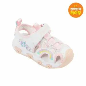 [보리보리/토박스]다이노솔즈 유니콘 드림 샌들 키즈 화이트 DNYCG1TSUD11WHT