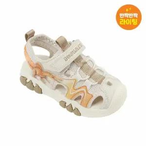 [보리보리/토박스]다이노솔즈 와일드 랩터 샌들 키즈 베이지 DNKCG1TSWR11BEI