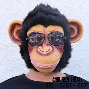 귀여운 고릴라 큰 원숭이 마스크 재미 있은 동물 할로윈 가장 무도회 코스프레 파티  라텍스 풀 페이스