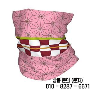 귀멸의 칼날 네즈코 카마도 반다나 겨울 넥 워머 여성용 방풍 랩 페이스 스카프 스키용 헤드밴드