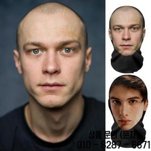 2025 신형 3D 프린팅 마스크 재미있는 메쉬 풀페이스 헤드웨어 탄성 코스프레 발라클라바 후드 모자