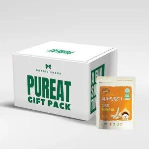 (선물세트) NEZ643G4 퓨어잇 유기농 야채스틱 10봉세트 선물용 간식박스