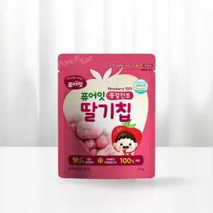 퓨어잇 QFI605P5 동결건조 딸기칩 아이과자 과일100% 간식