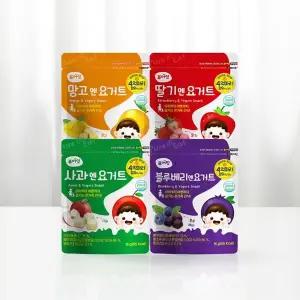 퓨어잇 SXI330I0 동결건조 아이과자 과일엔요거트 큐브 4가지맛 유아 간식