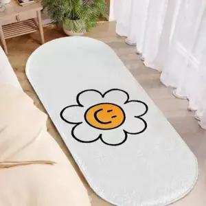 ( )대형 초극세사 스마일 현관매트 발매트 초극세사매트 플라워 플라워발매트_24894773