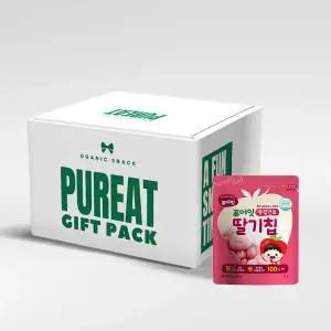 (선물세트) FVX208I4 퓨어잇 동결건조 과일칩 10봉세트 선물용 간식박스