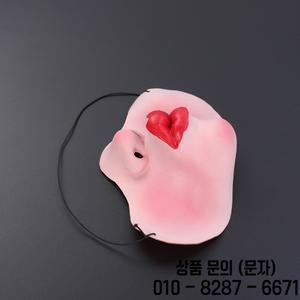 마스크 반쪽 얼굴 독특한 디자인 플라스틱 냄새 없음 코스프레 의상 액세서리 재미있음