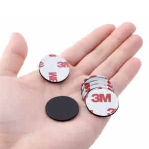 접착식 원형 스티커 고무자석 20mm DIY 10개