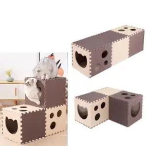 숨숨집 고양이 터널 고양이집 조립식