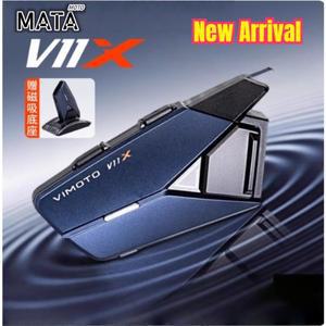 비모토  버전 V11X 오토바이 헬멧 블루투스 헤드셋 IPX67 노이즈 감소 다중 통화 이어폰