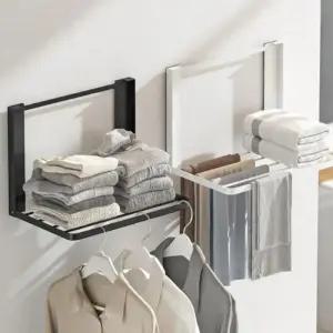 공중부양빨래건조대 마그네틱 원터치 자석 좁은공간행거 미니빨래대