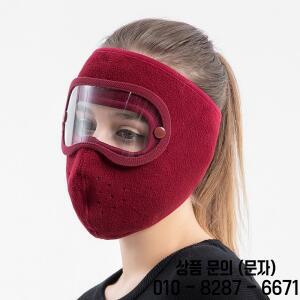 페이스 마스크 가을 겨울 패션 양털 야외 승마 방풍 따뜻한 내한성 고화질 고글 안티
