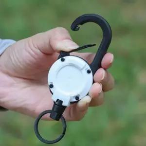 배지릴 와이어 핀온릴 자동줄감김 배지홀더 다용도 키링