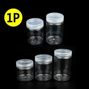 원형납작 플라스틱 보관 투명용기 케이스 지름4.8 5.5 용기 공병 투병공병