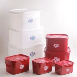 식당 빨간김치용기 업소용 대형김치용기 7 8 9호 김치보관용기 김치보관통