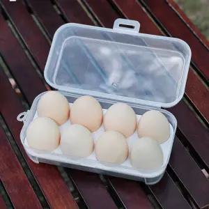 휴대용 투명 달걀 트레이 케이스 계란트레이 계란보관함 에그트레이