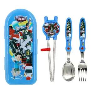 헬로카봇16 스푼포크케이스세트-올인원 교정용 YP4244 T0079 헬로카봇16-T0079