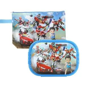 헬로카봇16 식판도시락-가방세트 YP4256 T0087 헬로카봇16-T0087