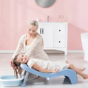 아기 샴푸 의자 신생아 유아 접이식 목욕의자