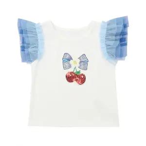 [롯데백화점]프렌치캣 화이트 캉캉 샤 티셔츠 Q33DAT040W1