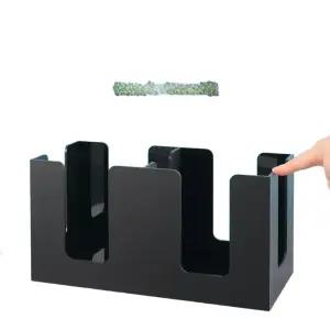 라면 용기 디스펜서 블랙 편의점 셀프 .5cm 보관함 직경 그릇 무인 칸