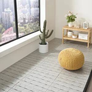 알뜨리 거실 베란다 매트 그레이6P 층간소음 놀이방 매트