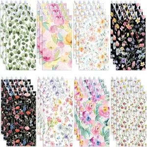 JOINFANXIN 24pcs 플로럴 미니 나선형 노트북 작은 꽃 메모장 부활절 봄 테마 결혼식 생일 파티 선물 학교