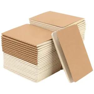 MANCHAP 50 팩 미니 크래프트 노트북 글쓰기 여행 일기 메모 A6 사이즈 30장 60페이지용 5.5 x 4인치 스몰