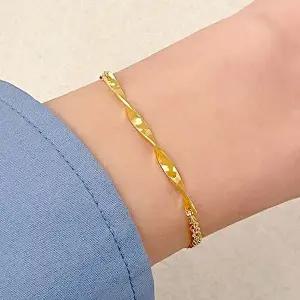 [골드모아]여자 순금 팔찌 11.25g [트위스트 스틱]