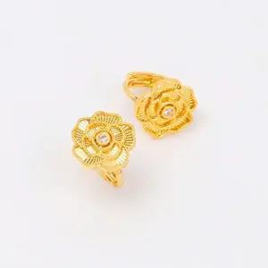 [골드모아]여자 순금 귀걸이 3.75g 장미 [오르망 플라워]