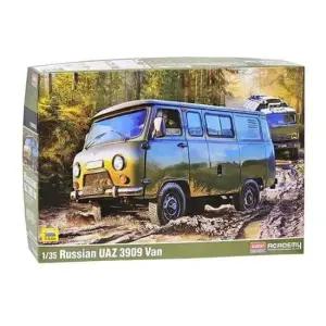 자동차 조립식 키트 정밀 아카데미과학 모형 스케일 UAZ 프라모델 러시아 다목적 밴 3909