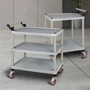 플라스틱써빙카트(신형) 업소용주방트롤리 이동식식당 바퀴