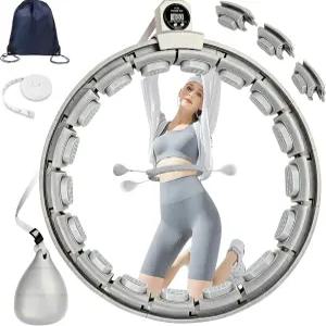 무소음 스마트 가중치 훌라후프 자동 카운트 복근 코어 운동 기구 뱃살 제거 홈트레이닝 다이어트