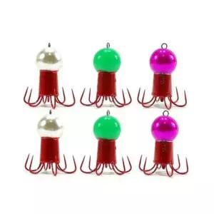 야광애자 씨타임 쭈꾸미볼 애자( 6개입) 애자 선상 바다 루어