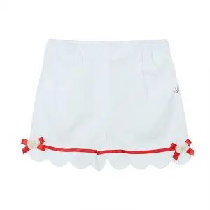 [프랜치캣](광주신세계)WH 스칼럽 리본 반바지(Q43DAP030)